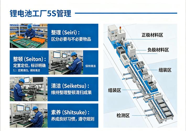 锂电池工厂企业管理5s怎么做?新能源行业现场管理解析